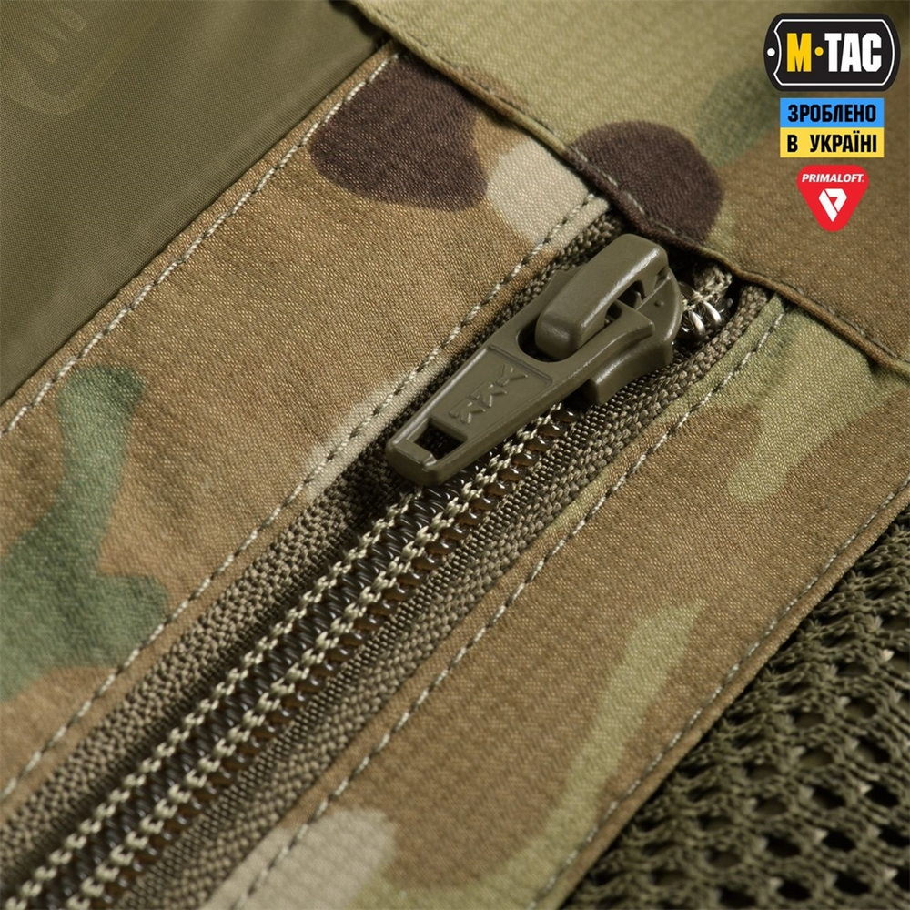 Куртка зимова M-Tac Alpha Combat Pro Primaloft Зелена (Multicam) (M/R) 230201 фото