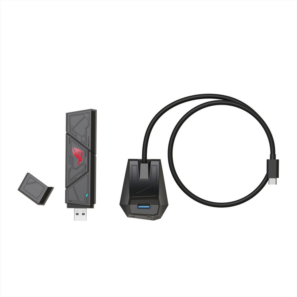 Wi-Fi адаптер Asus USB-BE92 BE6500, USB Чорний (Black) 198167 фото
