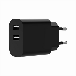 Зарядний пристрій Gembird (2USBх2.4A 12W) (TA-UC-2A12-01-BK) Чорний (Black) 165814 фото