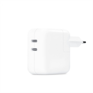 Зарядний пристрій Apple 35W Dual USB-C Port Power Adapter (MW2K3) Білий (White) 201621 фото