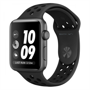 Смарт-годинник Apple Watch 3 42mm Nike (MTF42/MQL42) Чорний (Space Black) 195581 фото