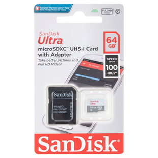 Карта пам'яті MicroSD SanDisk Ultra A1 64Gb Class 10 UHS-1 102152 фото
