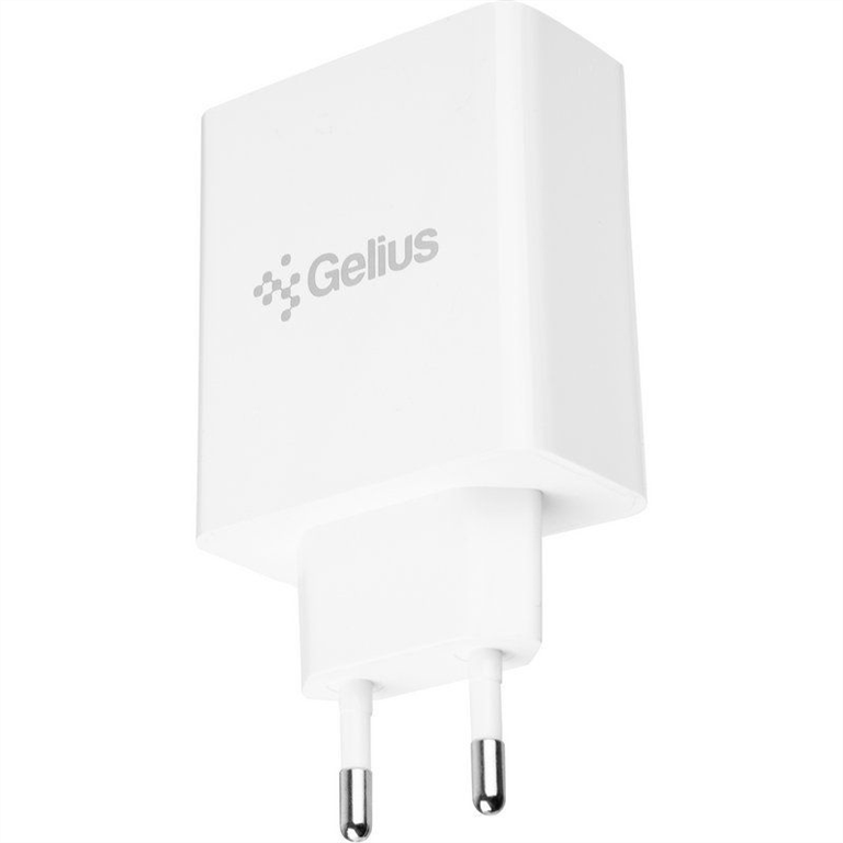 Зарядний пристрій Gelius X-Duo PRO 45W GP-HC053 + кабель Type-C to Type-C Білий (White) 108581 фото