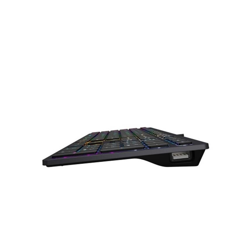 Клавіатура A4Tech Fstyler FX60H Neon Backlit Сіра (Grey) 185209 фото