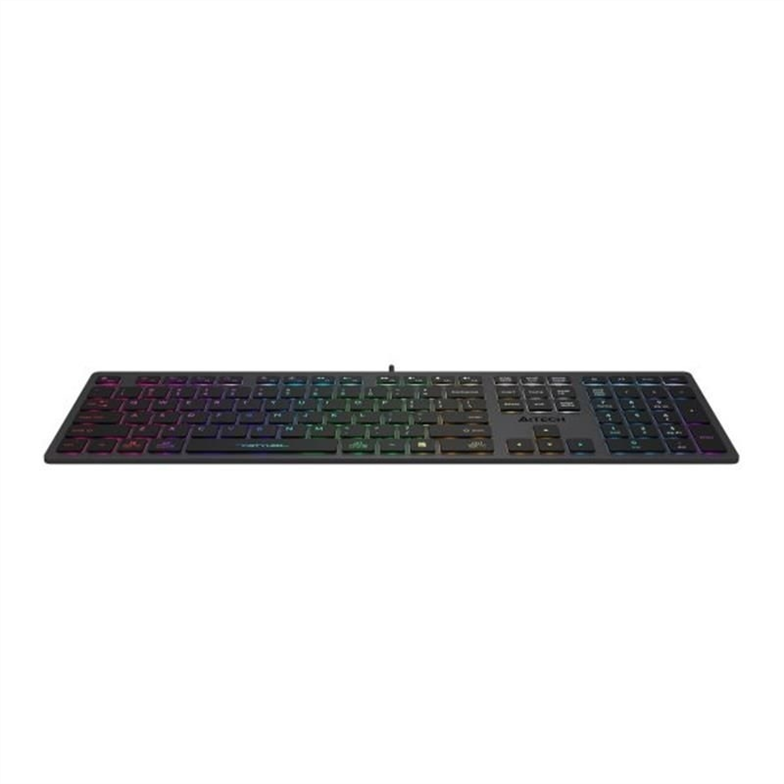 Клавіатура A4Tech Fstyler FX60H Neon Backlit Сіра (Grey) 185209 фото