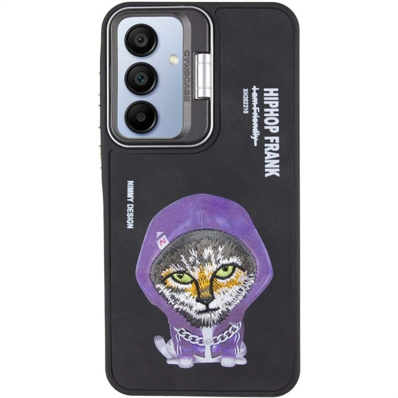 Чохол накладка для Samsung A55 Friends TPU+PC Чорна (Black Cat) 221775 фото