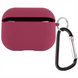 Чохол для навушників AirPods Pro 2/Pro Protection Case з мікрофіброю Червоний (Bordo) 193883 фото 1