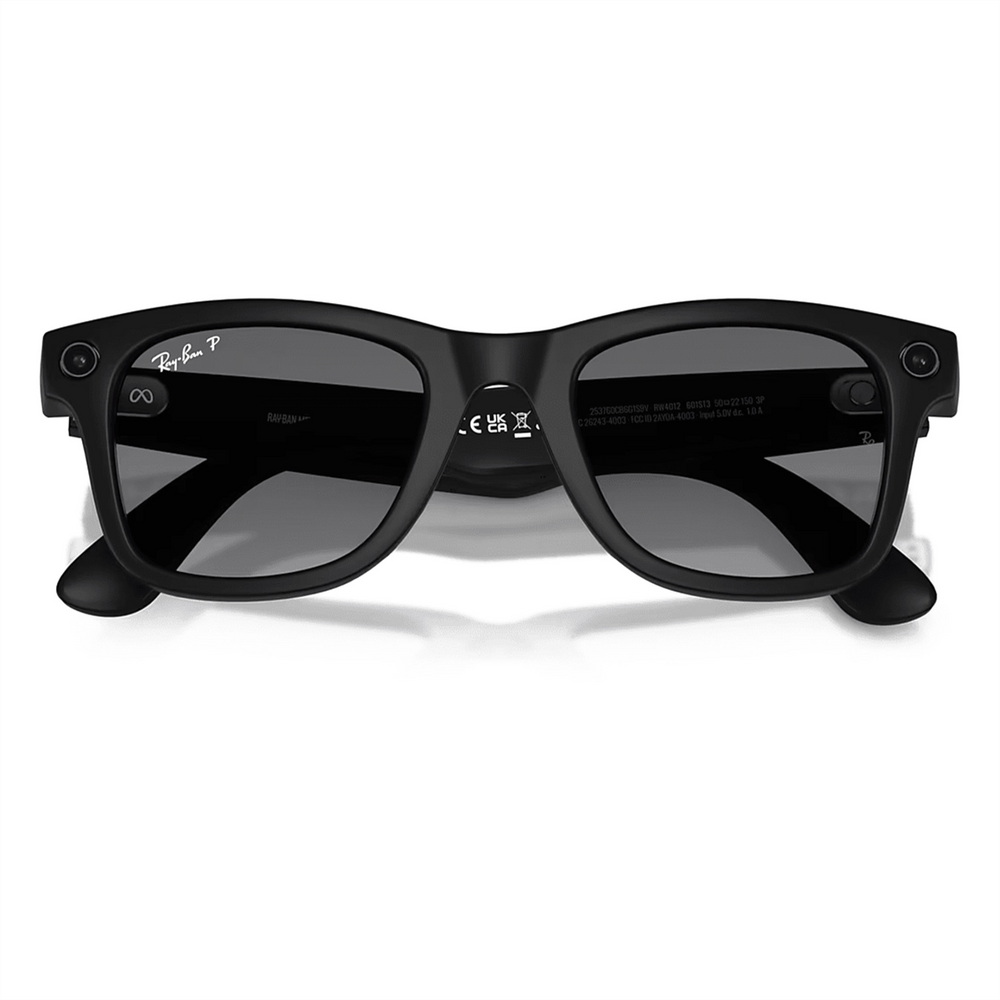 Окуляри Ray-Ban Meta Wayfarer Gen2 Standard Matte Black Frame / Gradient Graphite Lenses (RW4012 601ST3 50-22) 202276 фото