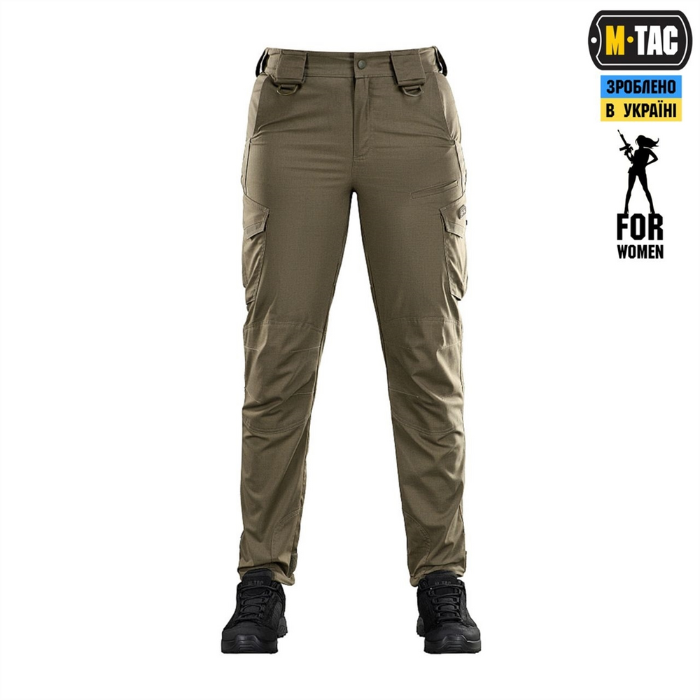 Штани M-Tac Aggressor Lady Flex Зелені (Dark Olive) (26/28) 237437 фото