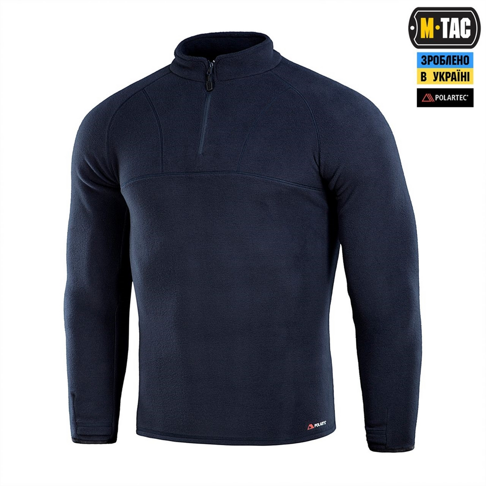 Кофта M-Tac Delta Polartec реглан Синя (Dark Navy Blue) (L) 228453 фото