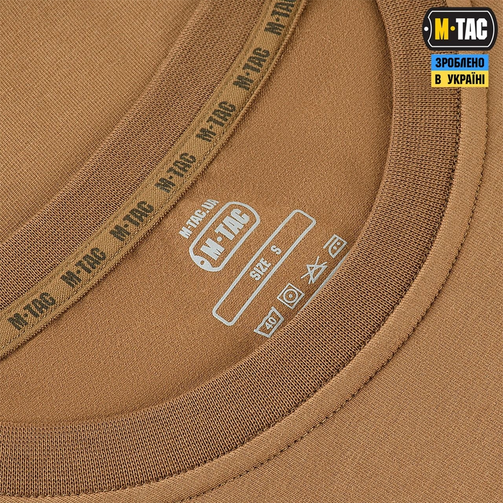 Футболка M-Tac 93/7 Summer XL Коричнева (Coyote Brown) 220870 фото