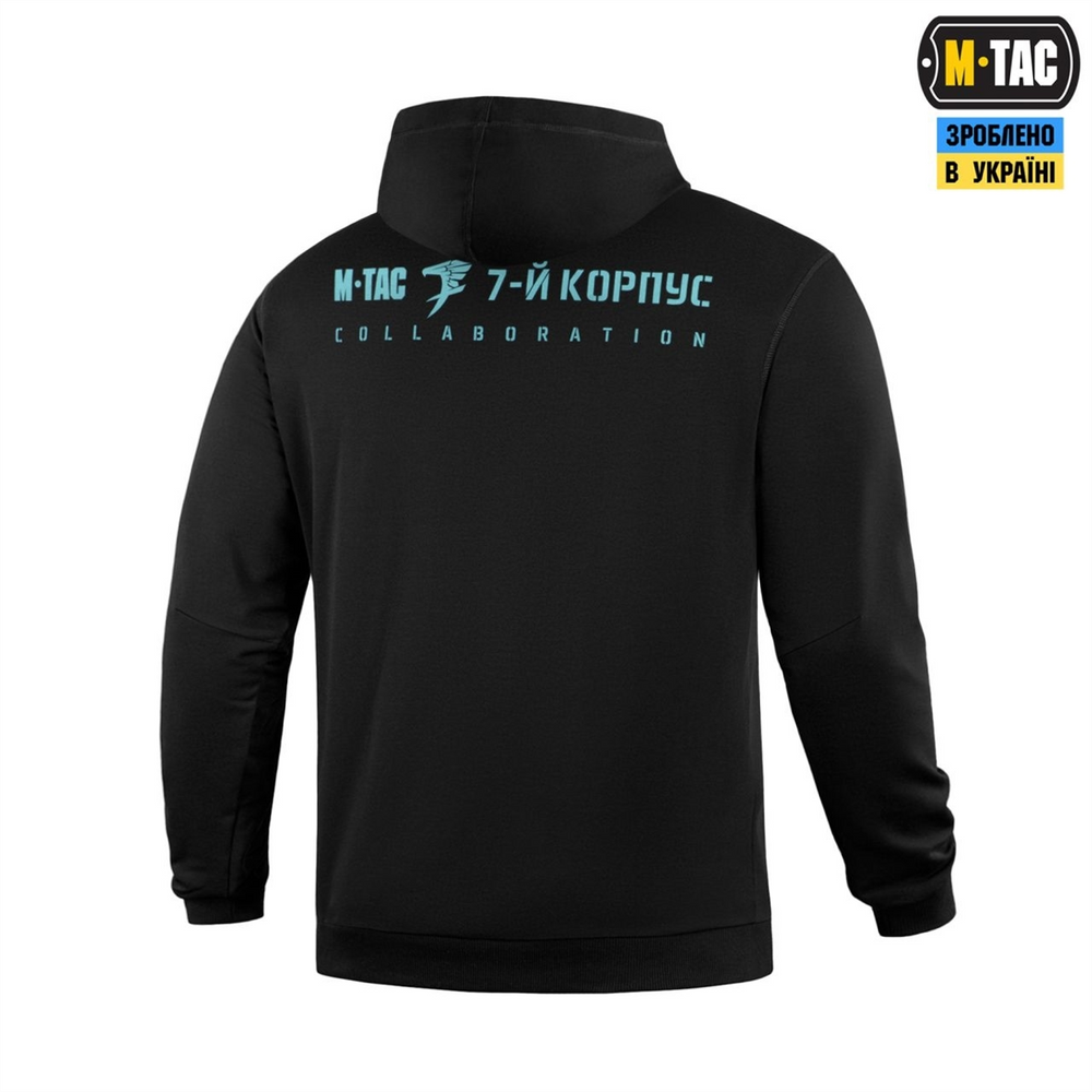 Худі M-Tac Hoodie 7-й корпус ДШВ S Чорне (Black) 218444 фото