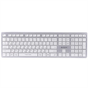 Клавіатура бездротова A4Tech Fstyler FBX50C Біла (White) 185206 фото