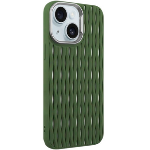 Чохол накладка для iPhone 15 TPU Ribbio Зелена (Green) 262369 фото