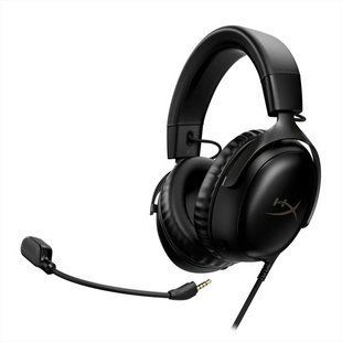 Навушники накладні HyperX Cloud III, mini-jack/USB-A/USB-C, 1.2м/1.3м, Чорні (Black) 195102 фото