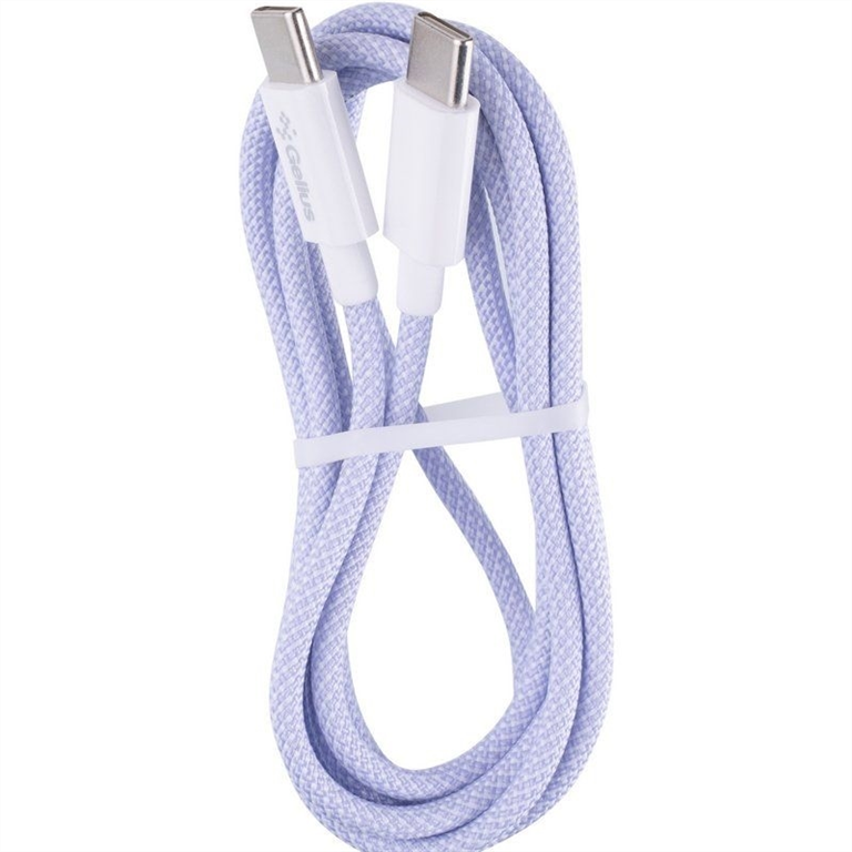 USB кабель Gelius iCable GP-UCN010 Type-C to Type-C 60W 1.2м Фіолетовий (Violet) 133207 фото