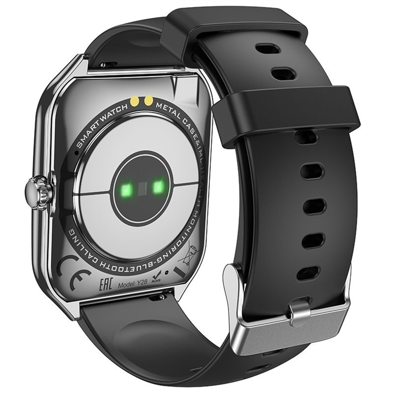 Смарт-годинник Hoco Y28 Amoled Smart Sports witch (із функцією дзвінка) Чорний (Black) 154045 фото