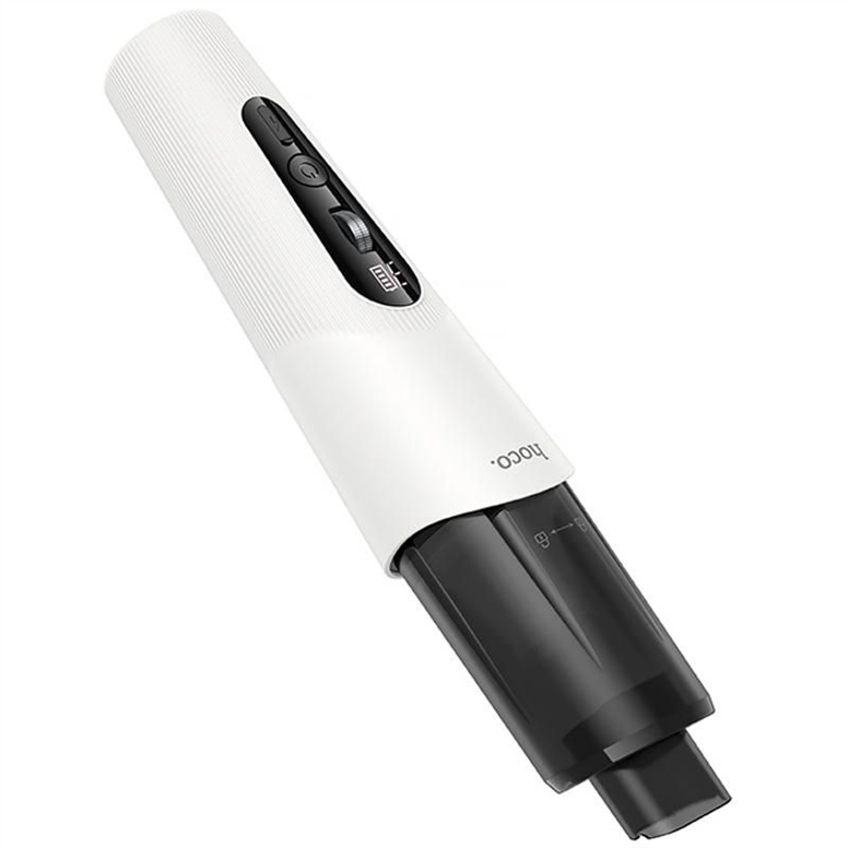 Пилосос акумуляторний (портативний) Hoco ZP16 Wave portable car vacuum cleaner Білий Чорний (White Black) 198661 фото