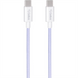 USB кабель Gelius iCable GP-UCN010 Type-C to Type-C 60W 1.2м Фіолетовий (Violet) 133207 фото 1