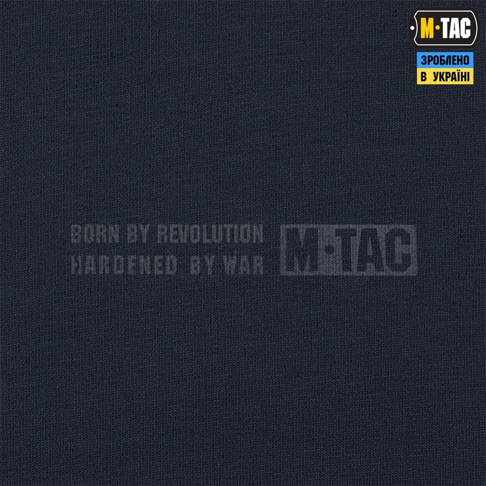 Кофта M-Tac Hoodie Born by Revolution Синя (Indigo Blue) (L) 228520 фото