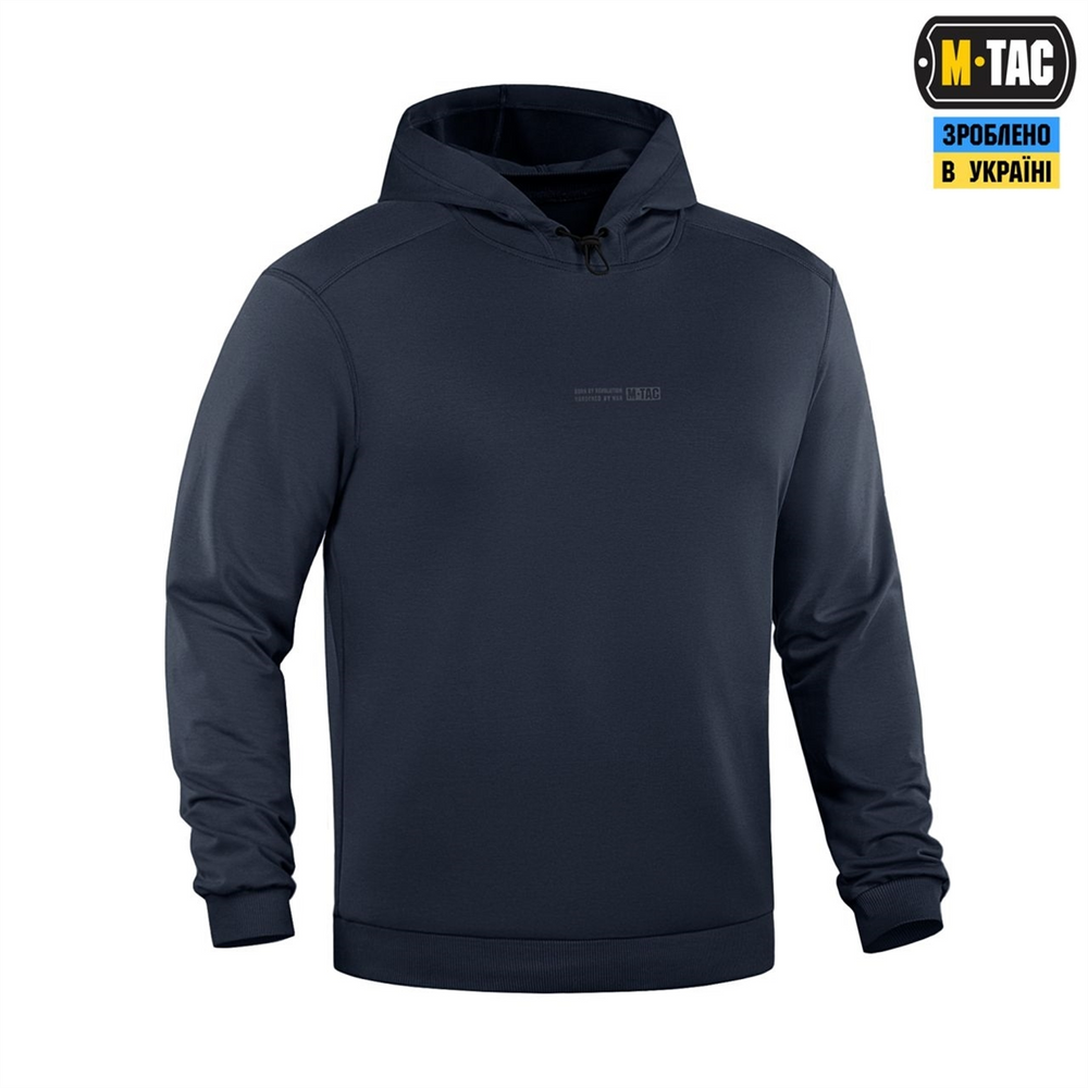 Кофта M-Tac Hoodie Born by Revolution Синя (Indigo Blue) (L) 228520 фото