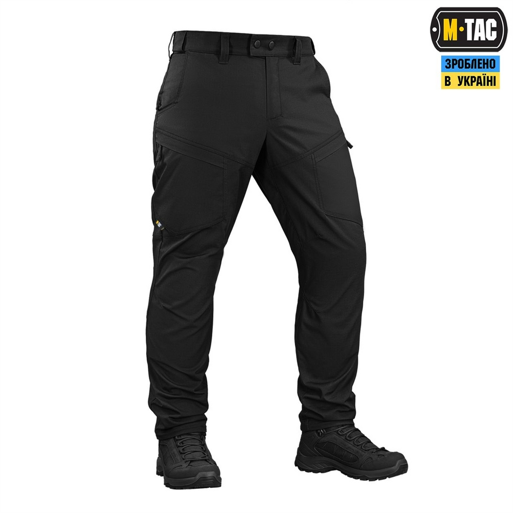 Штани M-Tac Patrol Flex 34/30 Чорні (Black) 218084 фото