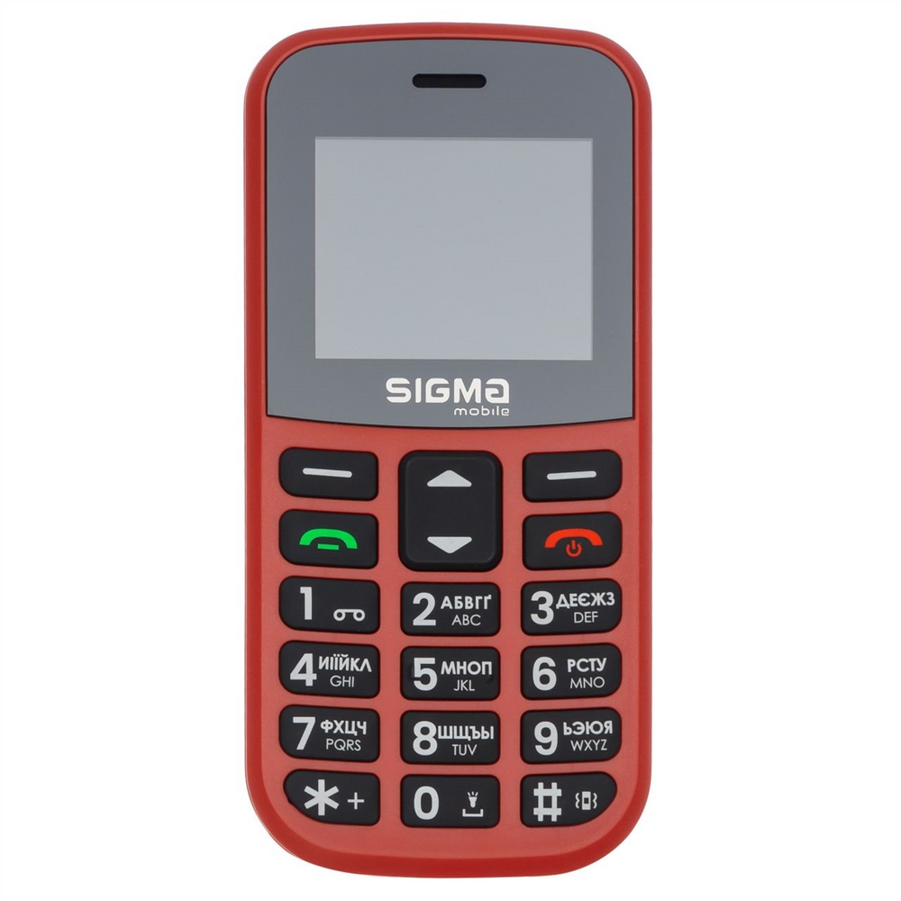 Мобільний телефон Sigma Comfort 50 CF115 EASY Червоний (Red) 137707 фото
