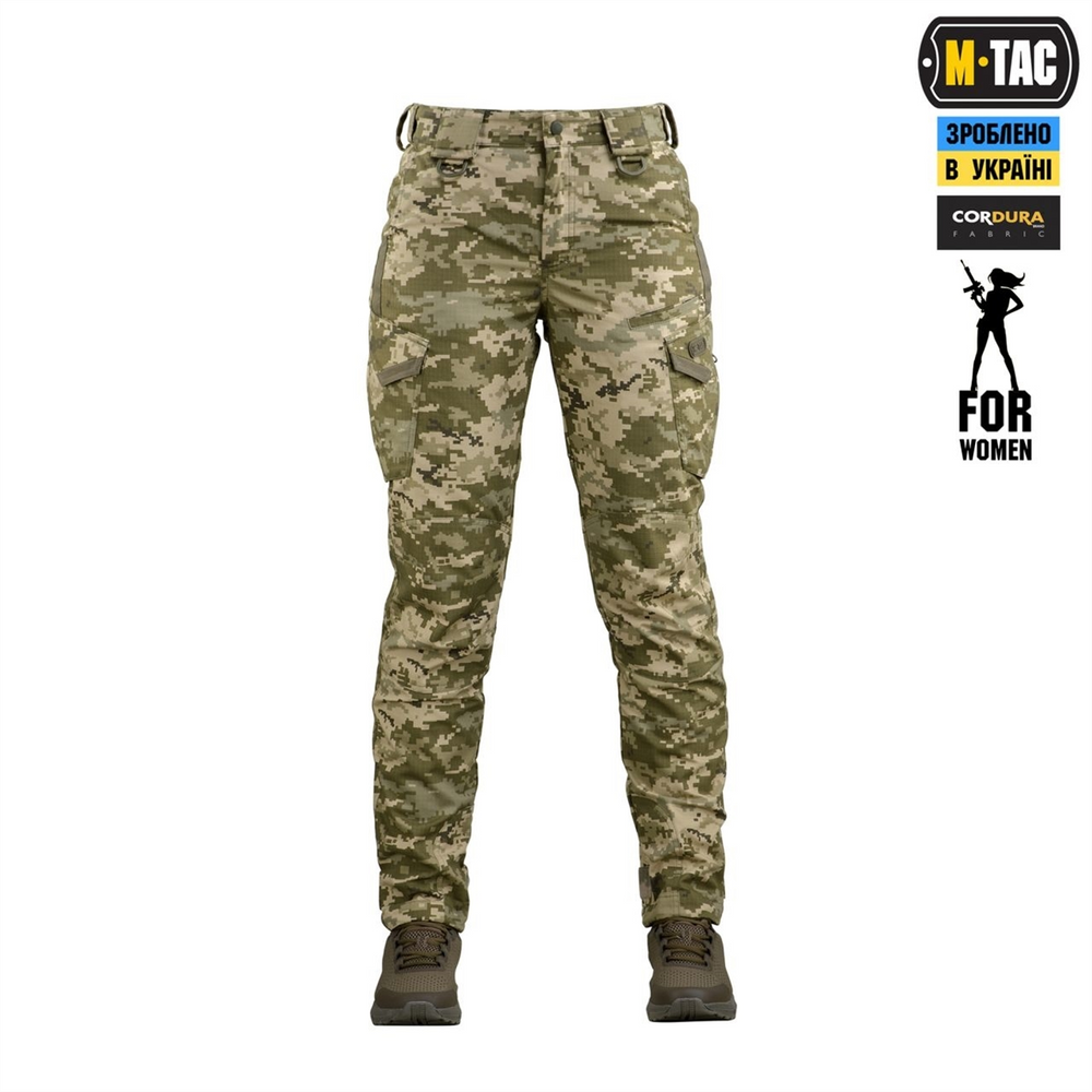 Штани M-Tac Aggressor Lady ріп-стоп MM14 Зелені (Multicam) (26/32) 237539 фото