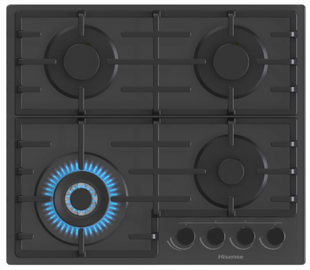Варильна поверхня газова Hisense GG663B Чорна (Black) 216056 фото