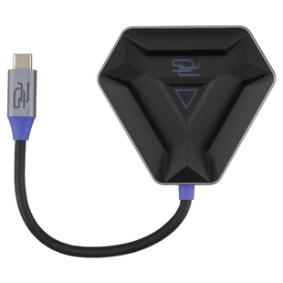 Type-C хаб Proove Gaming Spectre (2USB3.0+Type-C+PD100W+HDMI) Сірий (Grey) 132786 фото