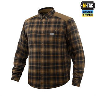 Сорочка M-Tac Redneck Shirt Коричнева Чорна (Coyote Black) (L/R) 233339 фото
