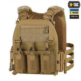 Плитоноска M-Tac Cuirass FAST Elite Коричневий (Coyote) 224766 фото
