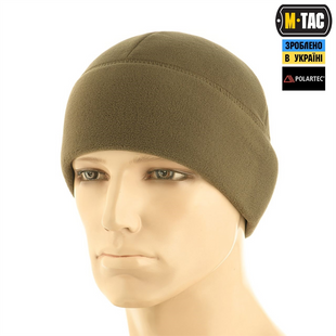 Шапка M-Tac Watch Cap фліс Polartec XL Зелена (Dark Olive) 221503 фото