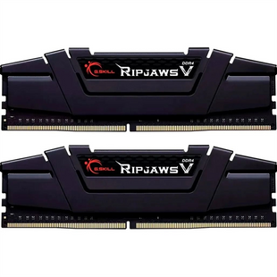 Модуль пам'яті DDR4 2x32GB/3200 G.Skill Ripjaws V (F4-3200C16D-64GVK) Чорний (Black) 208993 фото