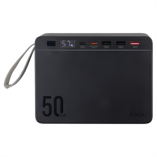 PowerBank 50000 mAh Hoco J166 Carretera 22.5W Чорна (Black) 202281 фото