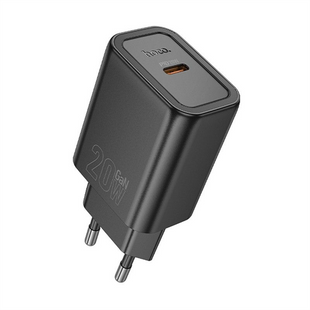 Зарядний пристрій Hoco N60 Gentle PD20W (1USB-C) Чорний (Black) 166330 фото