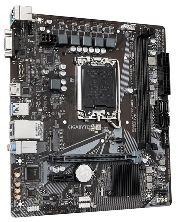 Материнська плата Gigabyte H610M H V2 Чорна (Black) 206788 фото