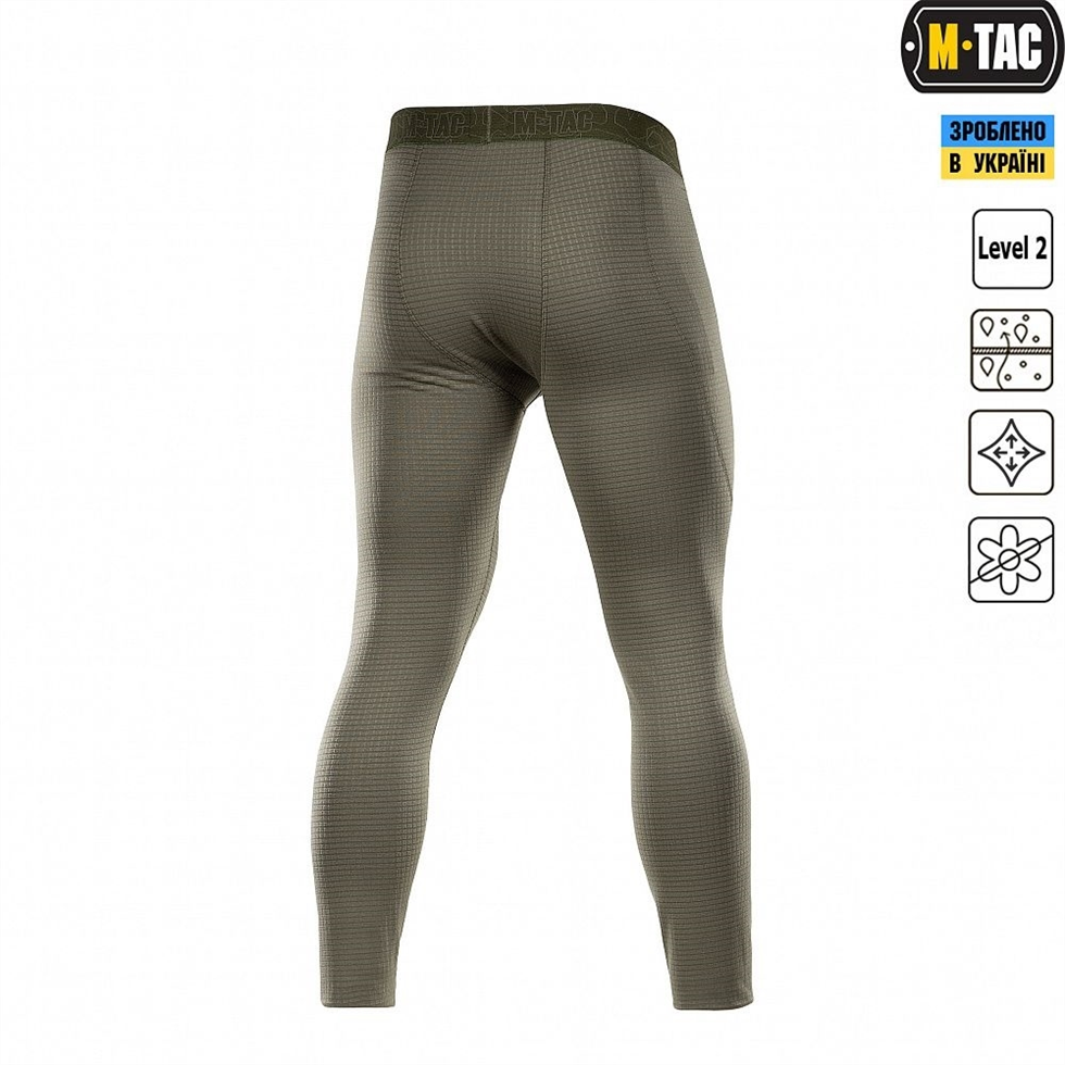 Термоштани M-Tac фліс Delta Level 2 Зелені (Army Olive) (XL) 234090 фото