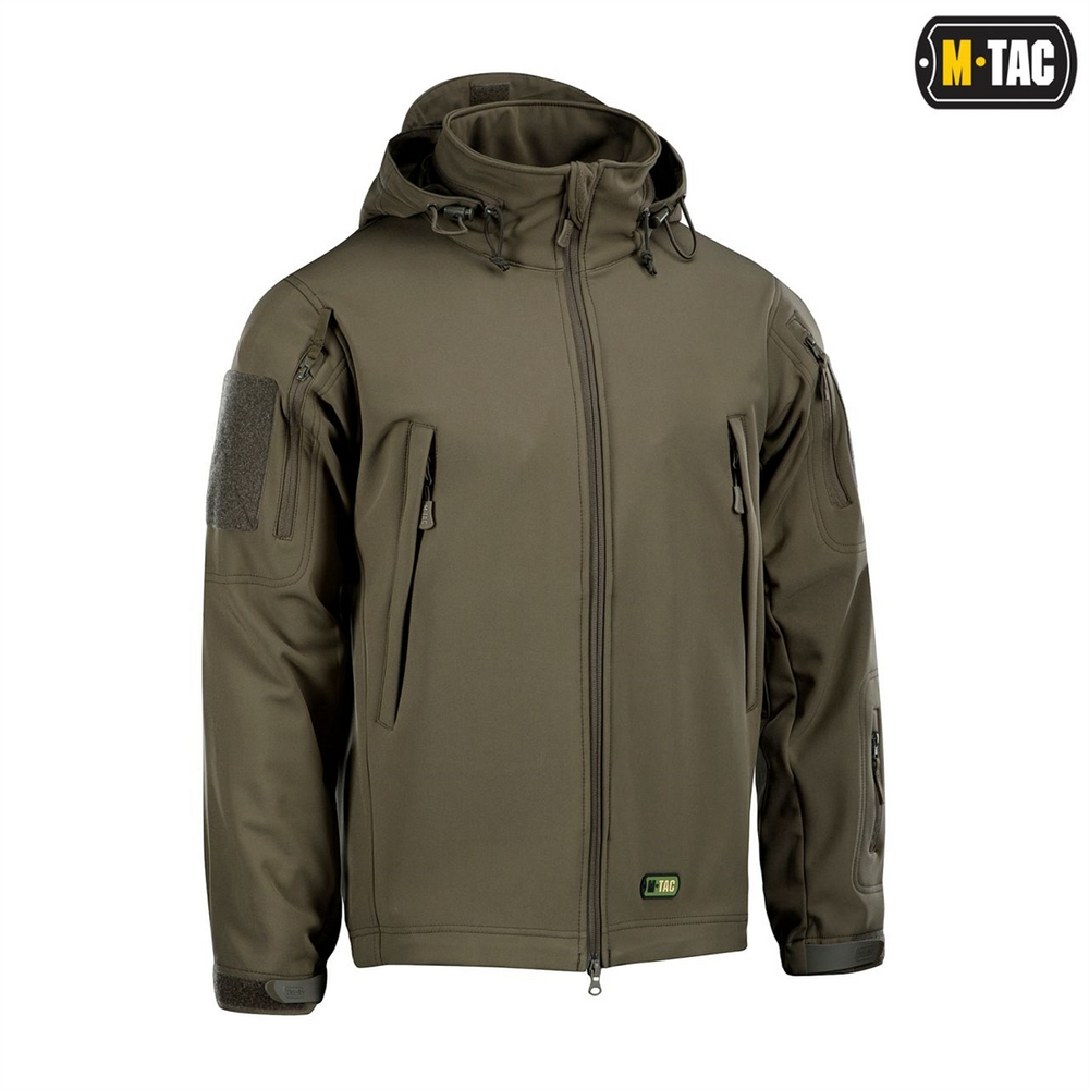 Куртка M-Tac Soft Shell Зелена (Olive) (XL) 229972 фото