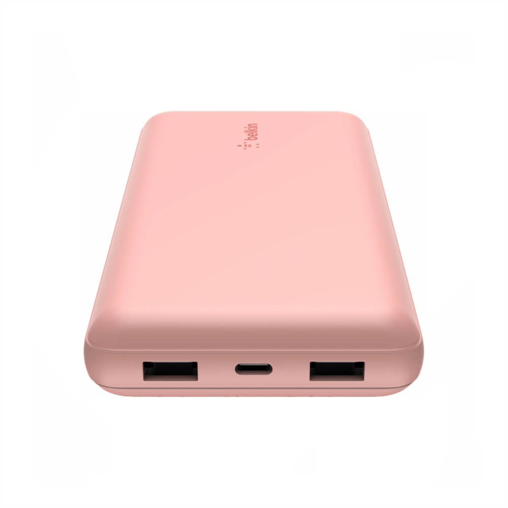PowerBank 20000 mAh Belkin 15Вт, 2хUSB-A/USB-C Рожевий (Pink) 183429 фото