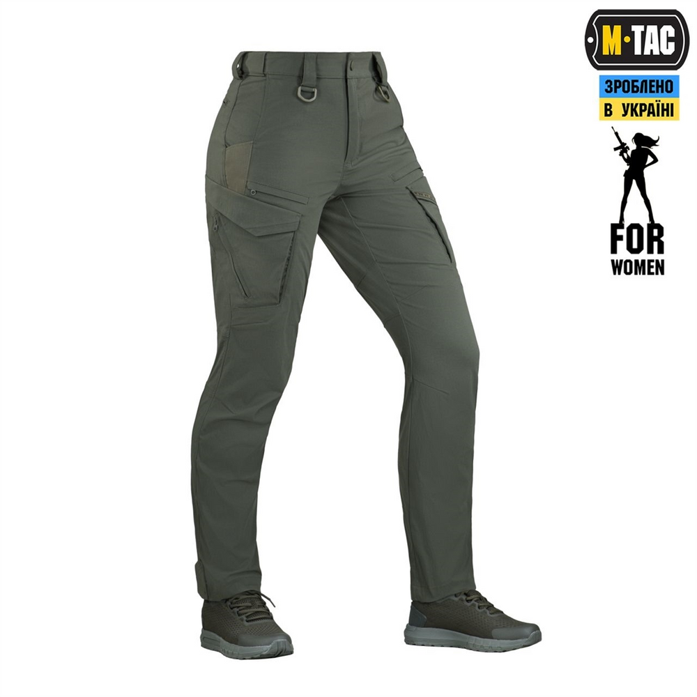 Штани M-Tac Aggressor Summer Flex Lady Зелені (Army Olive) (32/30) 237789 фото