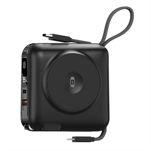 PowerBank 15000 mAh WIWU Wi-P051 6 in 1 PD45W Wireless Чорний (Black) 156348 фото
