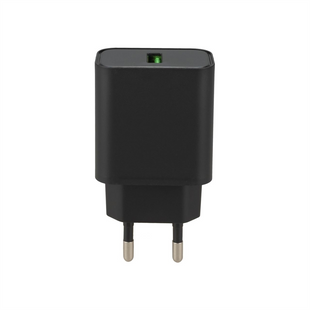 Зарядний пристрій Borofone BA72A (1USB) 18W Чорний (Black) 127777 фото