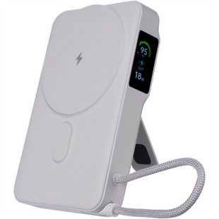PowerBank 10000 mAh Gelius Fluxen GP-PBW120 Magnetic Qi2 15W Сірий (Gray) 199312 фото