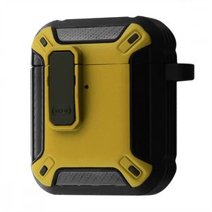 Чохол для навушників AirPods 1/2 Defender Case Жовтий (Yellow Black) 147462 фото