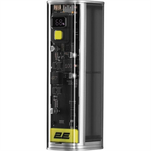 PowerBank 24000 mAh 2E Сrystal 100W Чорний (Black) 145470 фото
