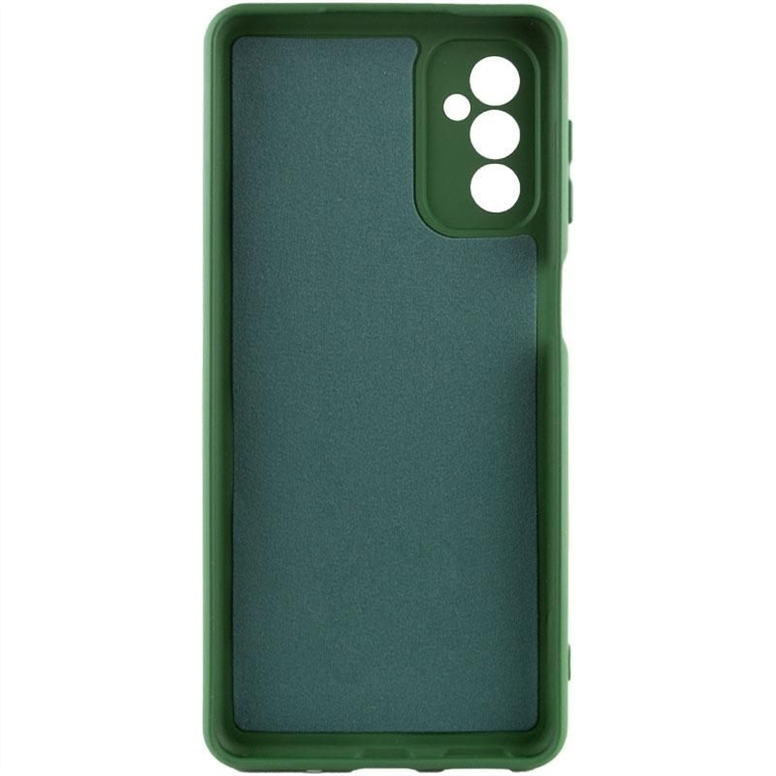 Чохол накладка для Samsung A24 GETMAN Liquid Silk Full Camera TPU Зелена (Dark Green) 162315 фото