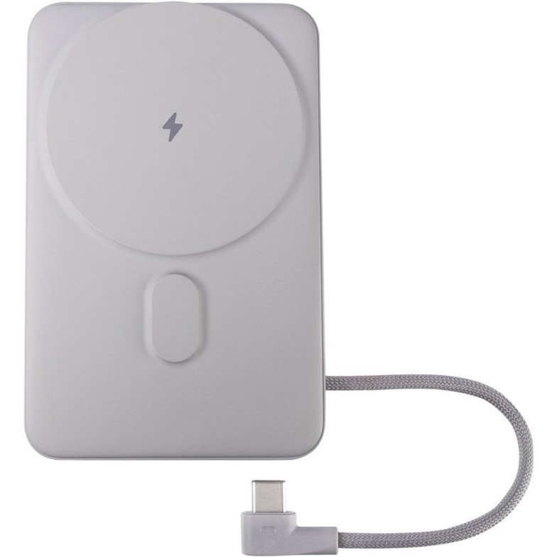 PowerBank 10000 mAh Gelius Fluxen GP-PBW120 Magnetic Qi2 15W Сірий (Gray) 199312 фото