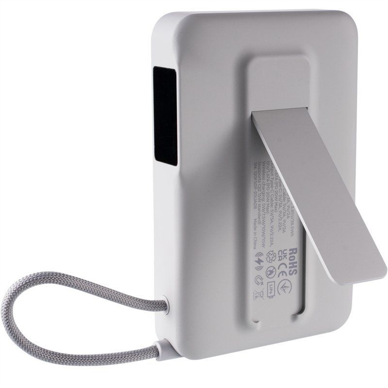 PowerBank 10000 mAh Gelius Fluxen GP-PBW120 Magnetic Qi2 15W Сірий (Gray) 199312 фото