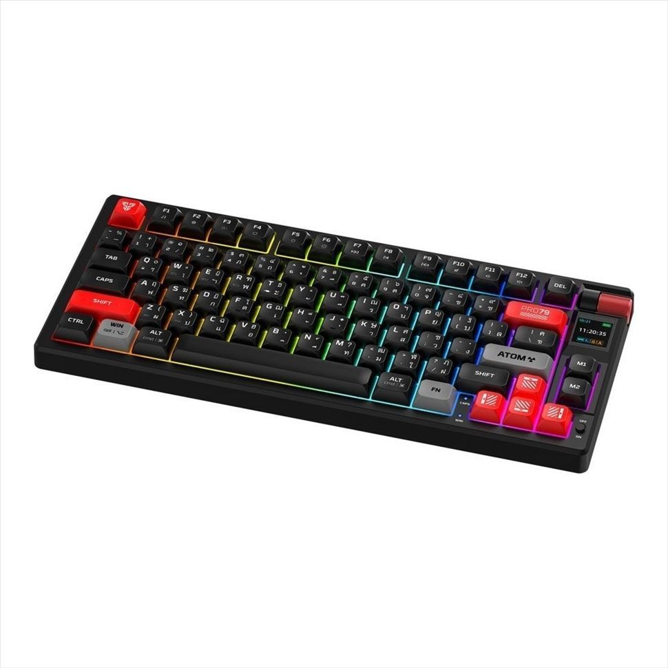 Клавіатура бездротова ігрова Fantech ATOM PRO79 MK917 Blue Switch Чорна (Black) 185981 фото